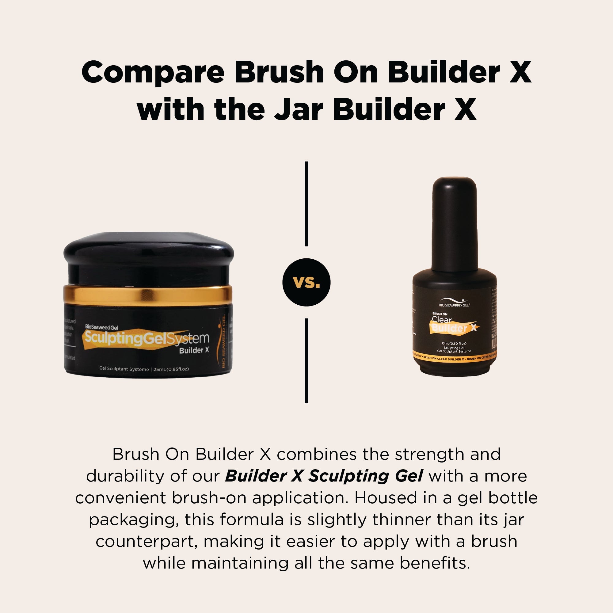 Brush On Builder X - Bio Seaweed Gel Canada