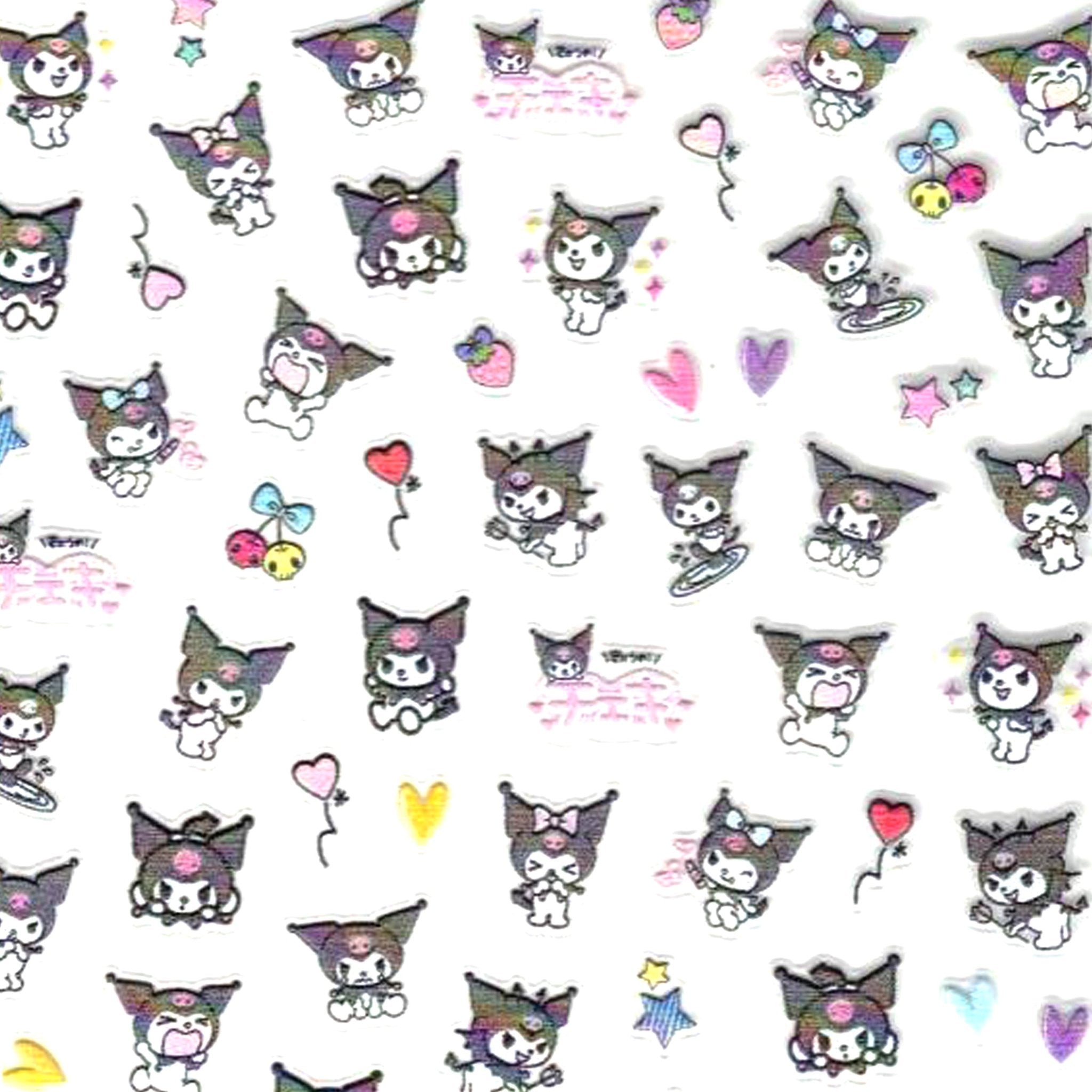 Cute Bunny & Rival Nail Art Stickers - Bio Seaweed Gel Canada