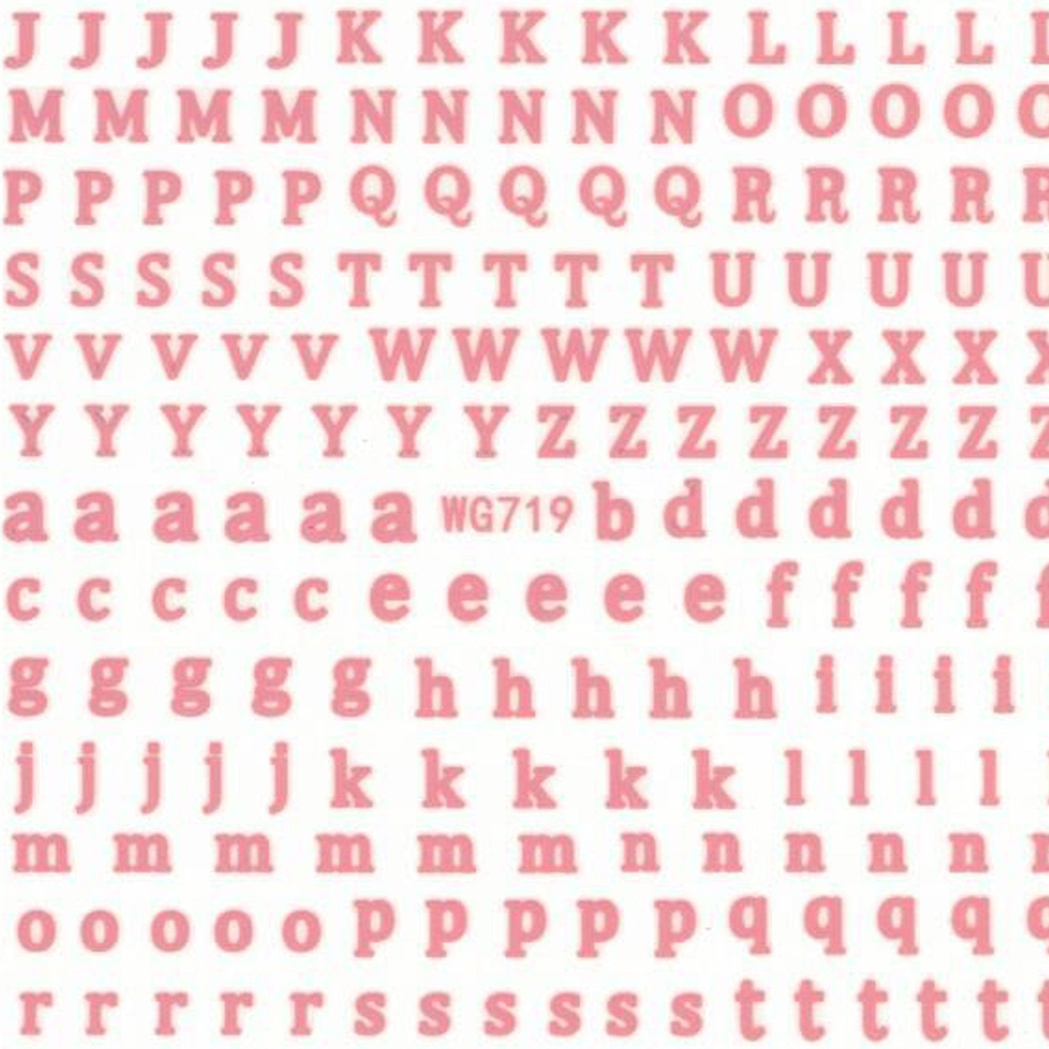 Cute Letters & Numbers Nail Art Stickers - Bio Seaweed Gel Canada