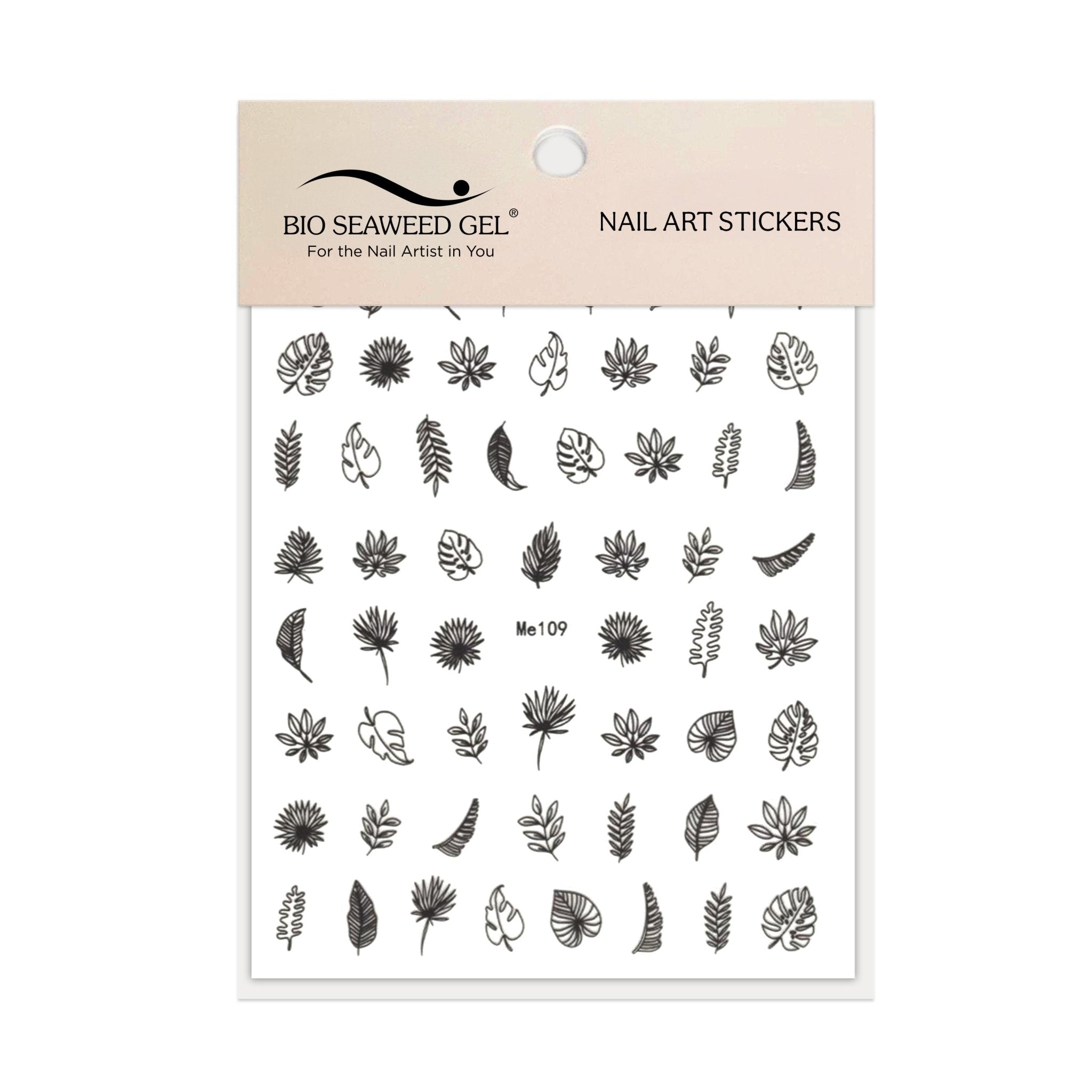 Floral Nail Art Stickers - Bio Seaweed Gel Canada