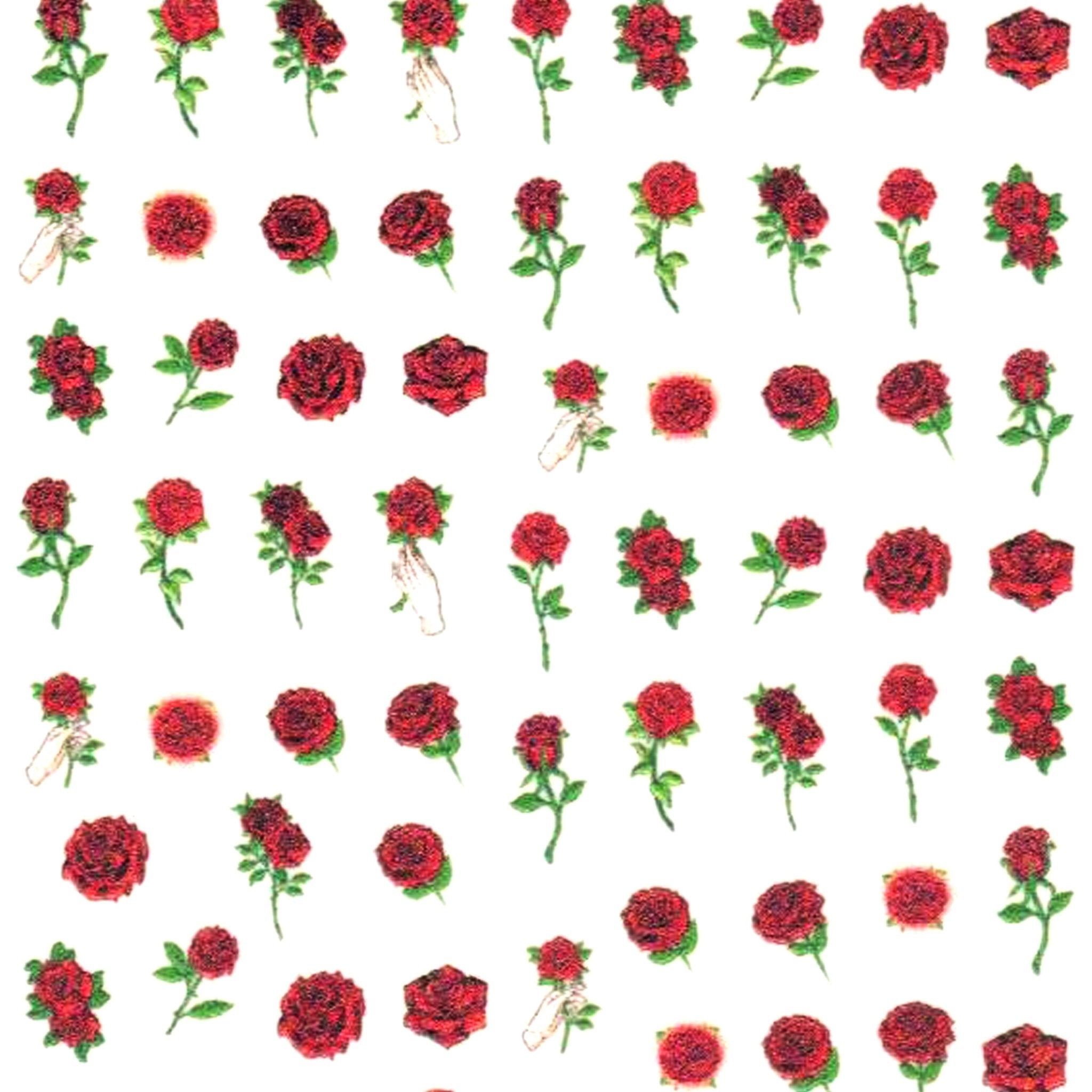 Floral Nail Art Stickers - Bio Seaweed Gel Canada