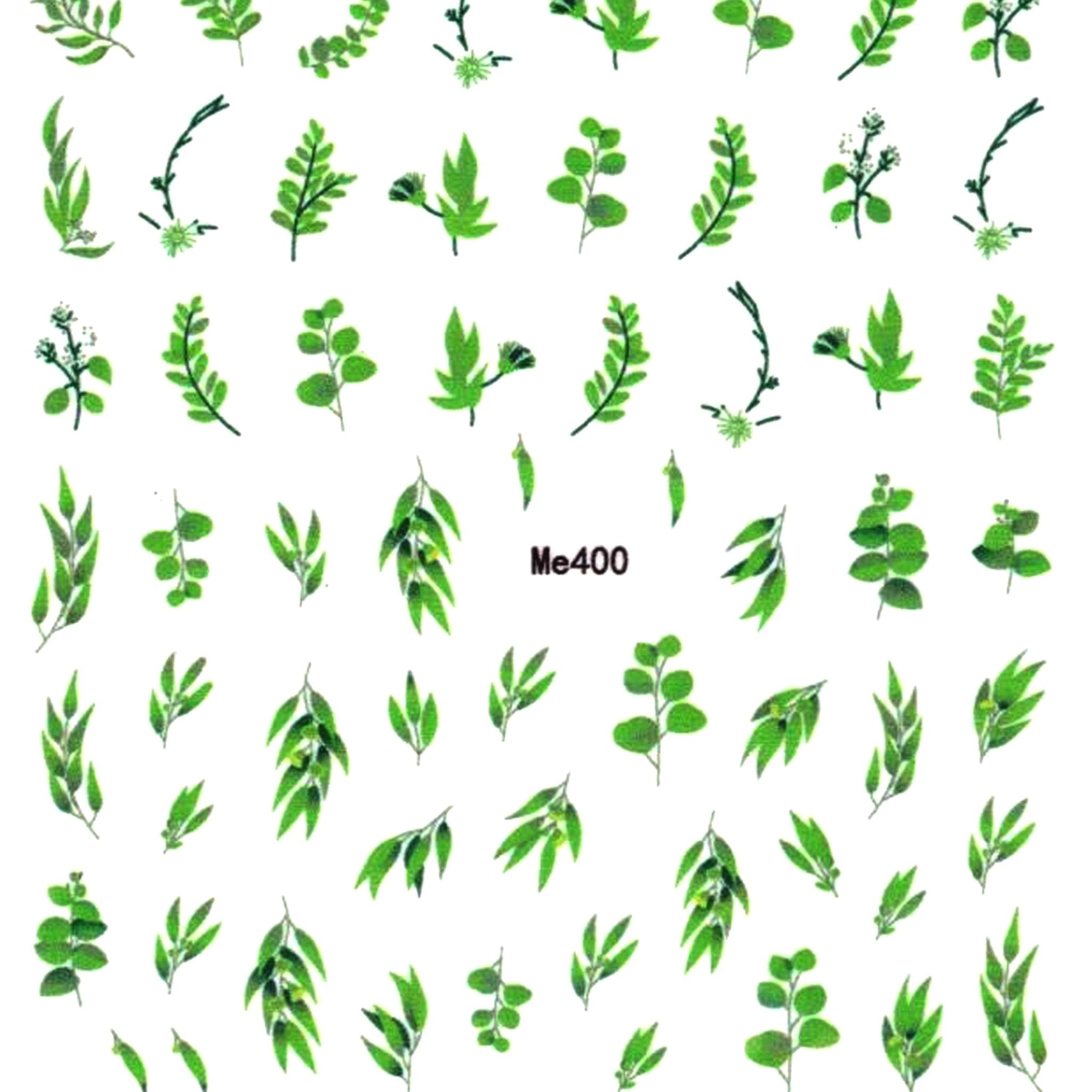 Floral Nail Art Stickers - Bio Seaweed Gel Canada