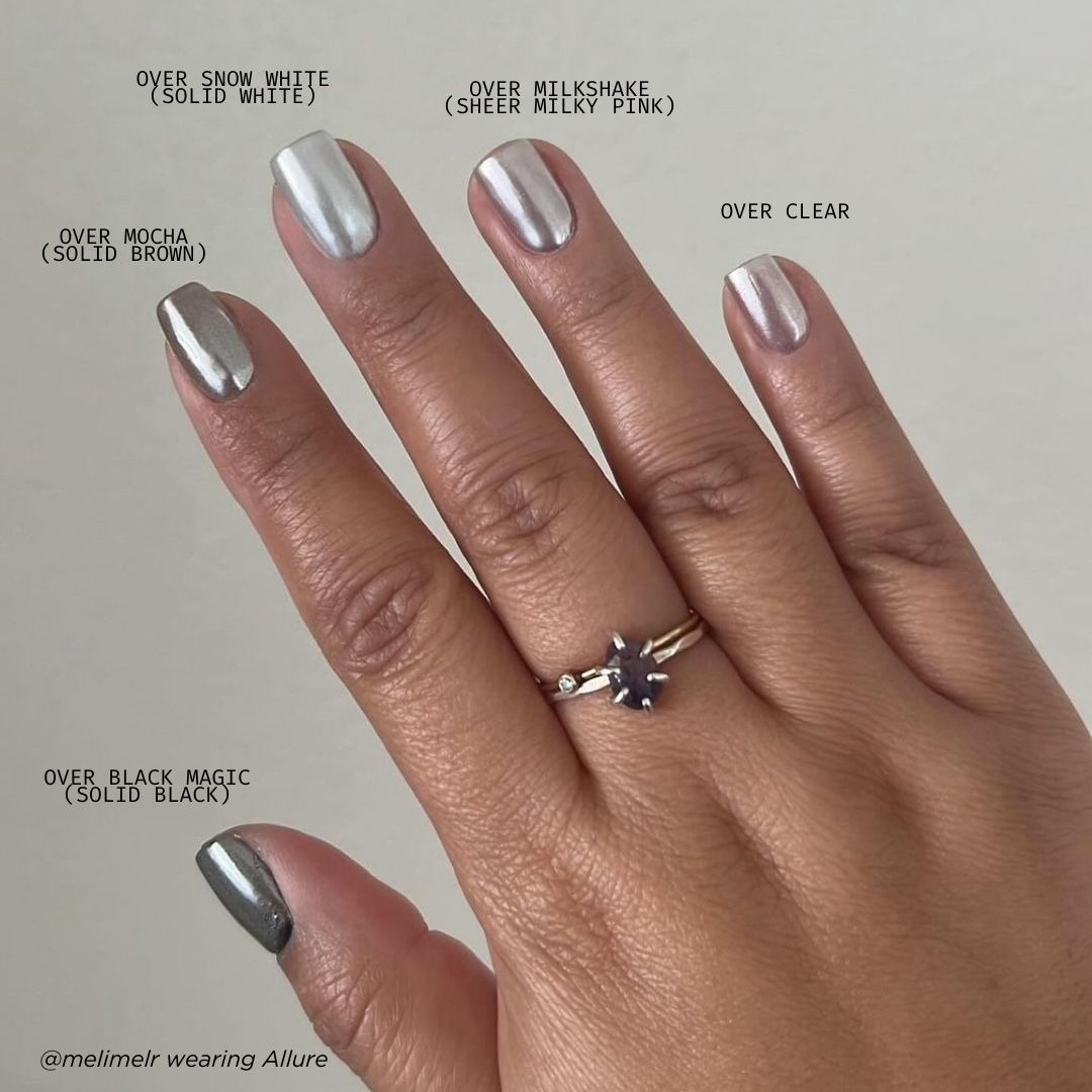 Full Chrome Powder Collection + Bonus Brush - Bio Seaweed Gel Canada