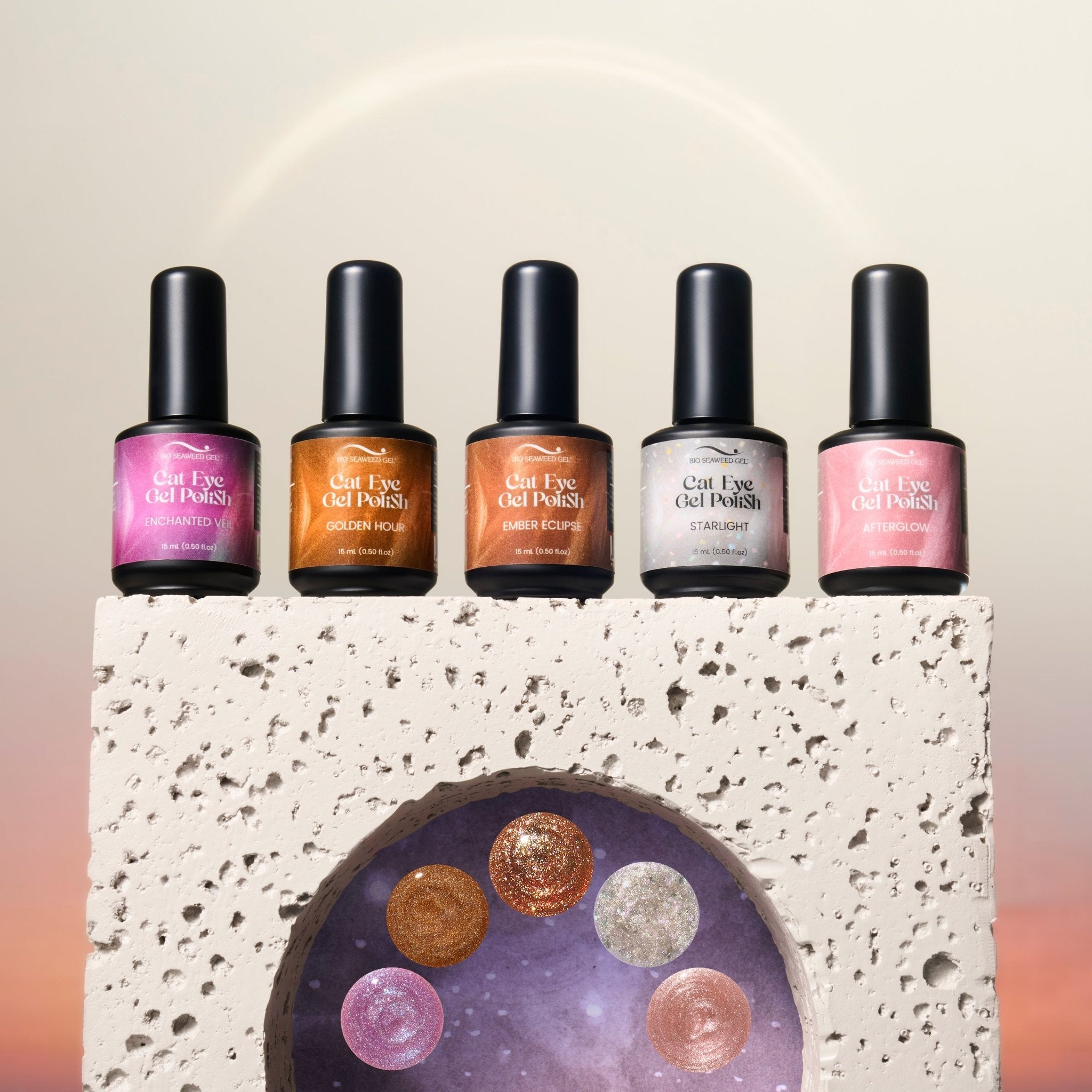 Golden Hour Collection CE09 - CE13 - Bio Seaweed Gel Canada