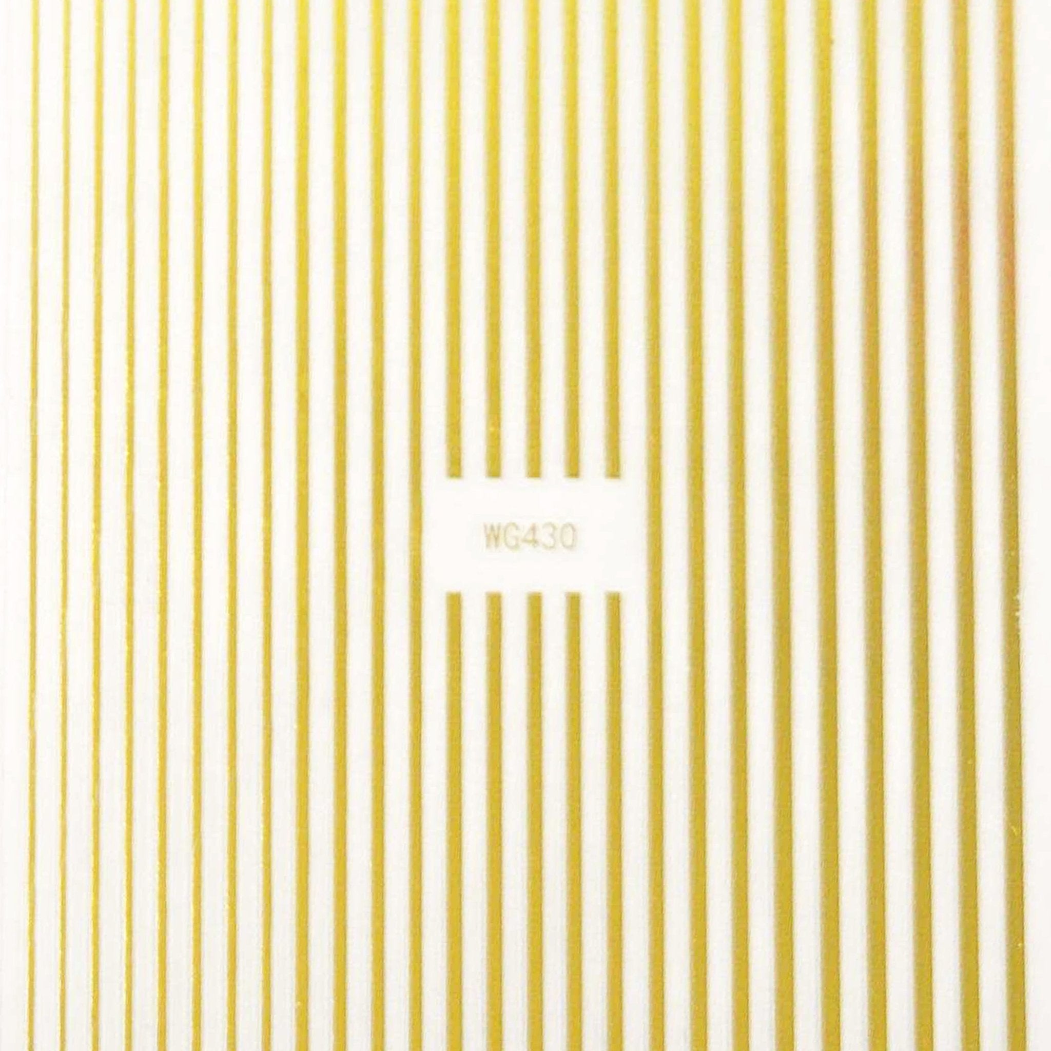 Line Nail Art Stickers - Bio Seaweed Gel Canada