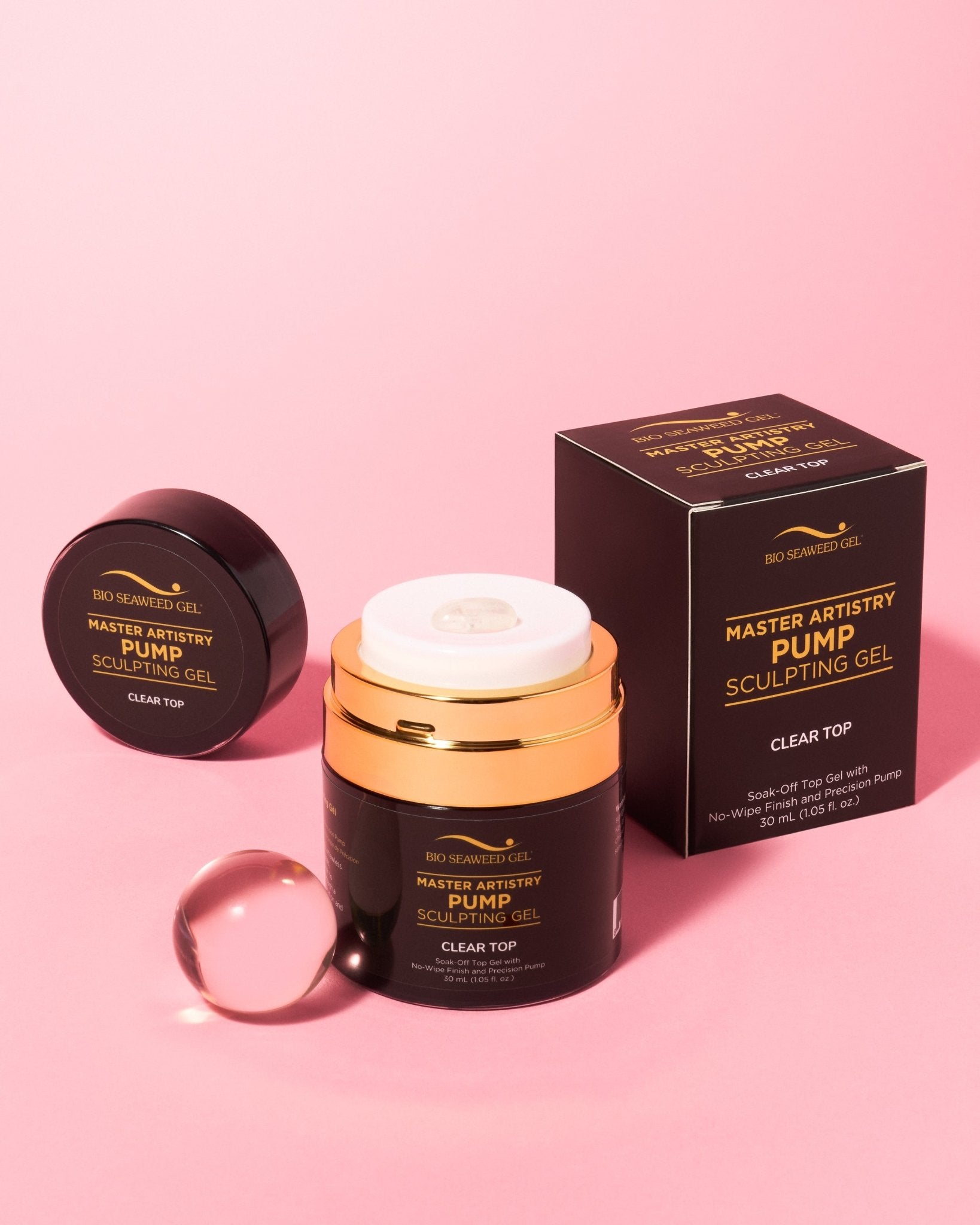 Master Artistry Pump Clear No - Wipe Top Sculpting Gel - Bio Seaweed Gel Canada