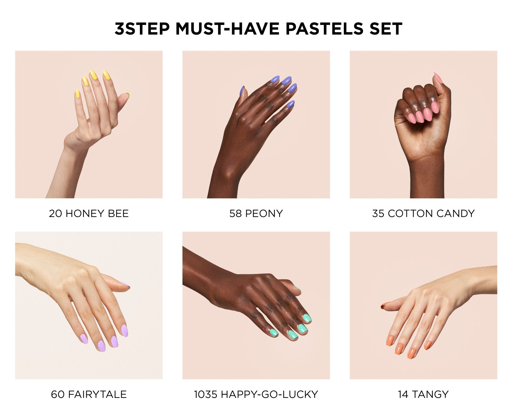 Must-Have Pastels Set - Bio Seaweed Gel Canada