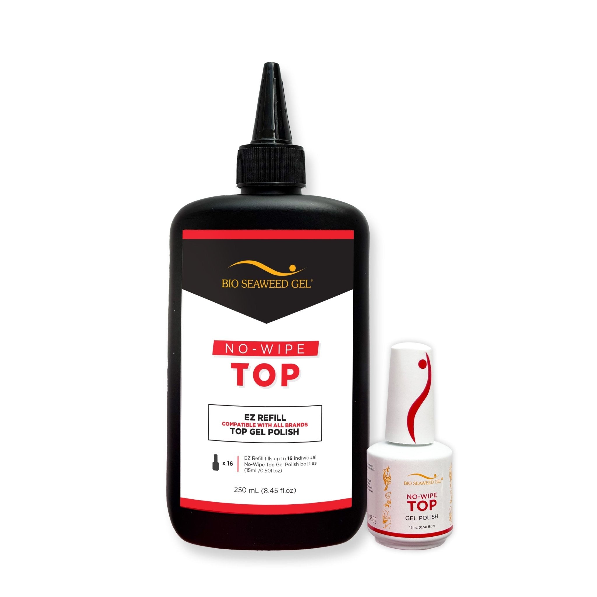 No - Wipe Top Gel Polish EZ Refill Kit - Bio Seaweed Gel Canada