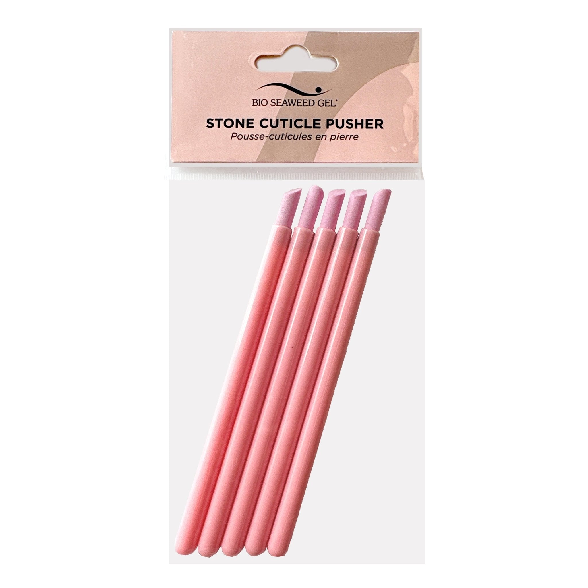 Stone Cuticle Pusher - Bio Seaweed Gel Canada