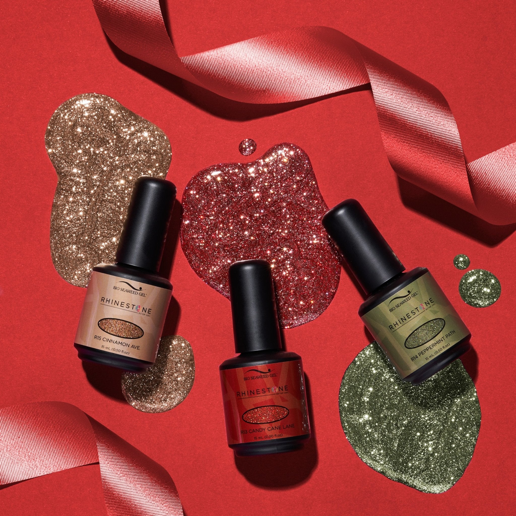 Candy Cane Lane Collection #R13-R15 - Bio Seaweed Gel Canada