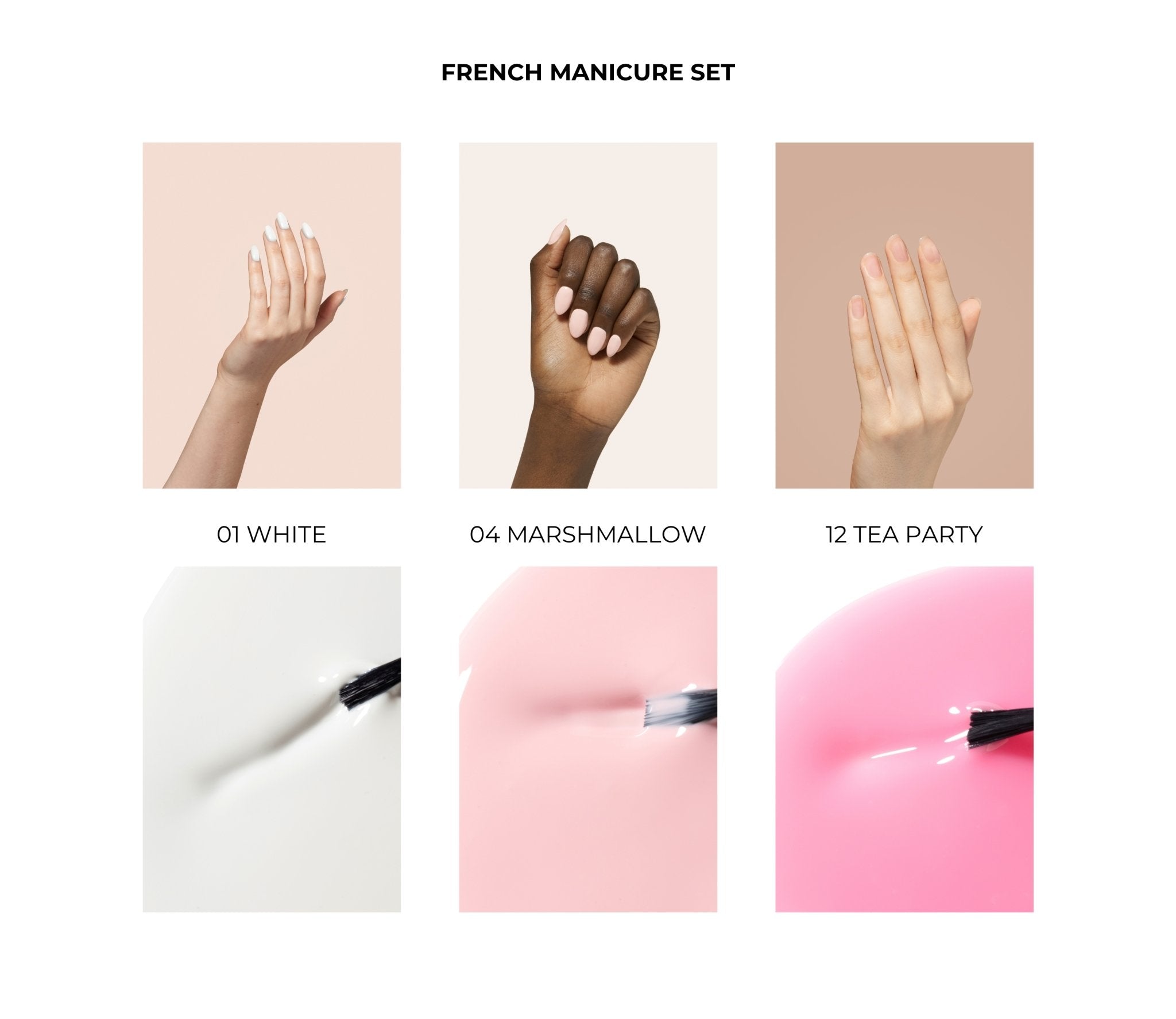 French Manicure Set - Bio Seaweed Gel Canada