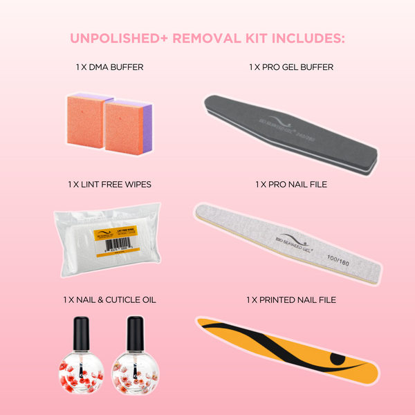 UNPOLISHED+ Removal Kit