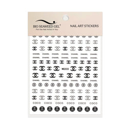 Coco Love Nail Art Stickers - Bio Seaweed Gel Canada