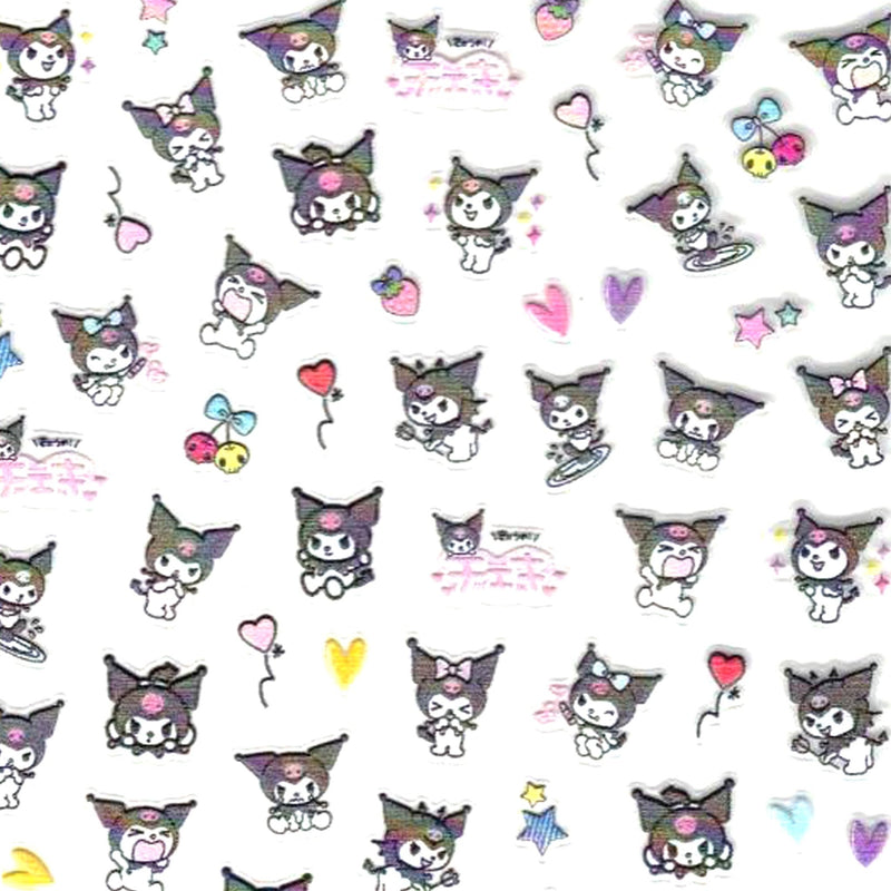 Cute Bunny & Rival Nail Art Stickers - Bio Seaweed Gel Canada