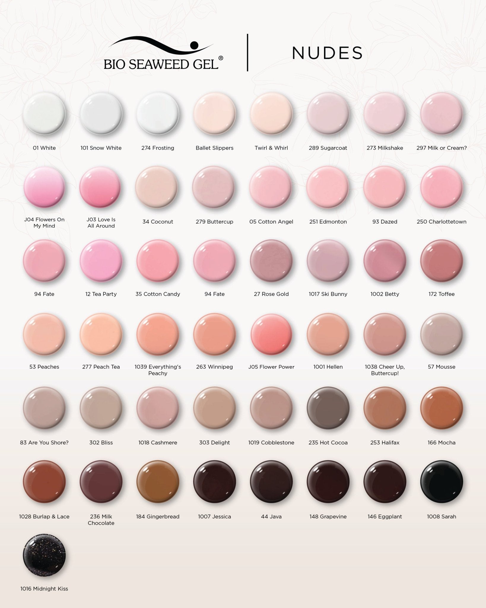 J04 Flowers On My Mind - Bio Seaweed Gel Canada