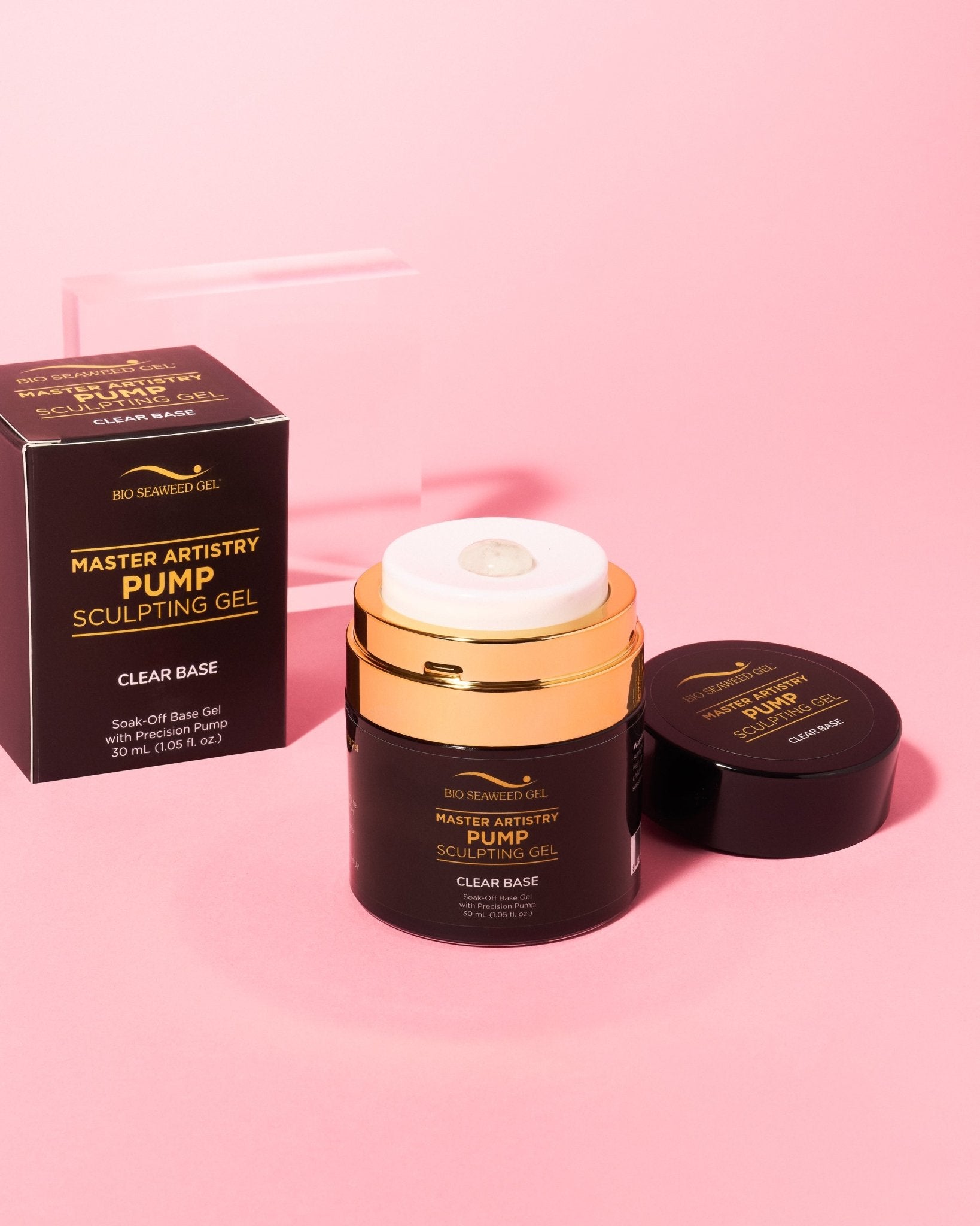 Master Artistry Pump Clear Base Sculpting Gel - Bio Seaweed Gel Canada