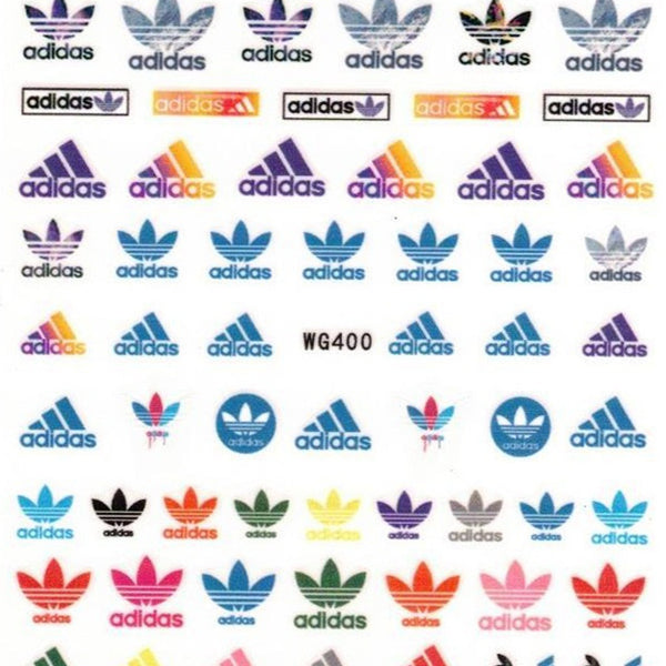 Sporty Three Stripes Nail Art Stickers - Bio Seaweed Gel Canada