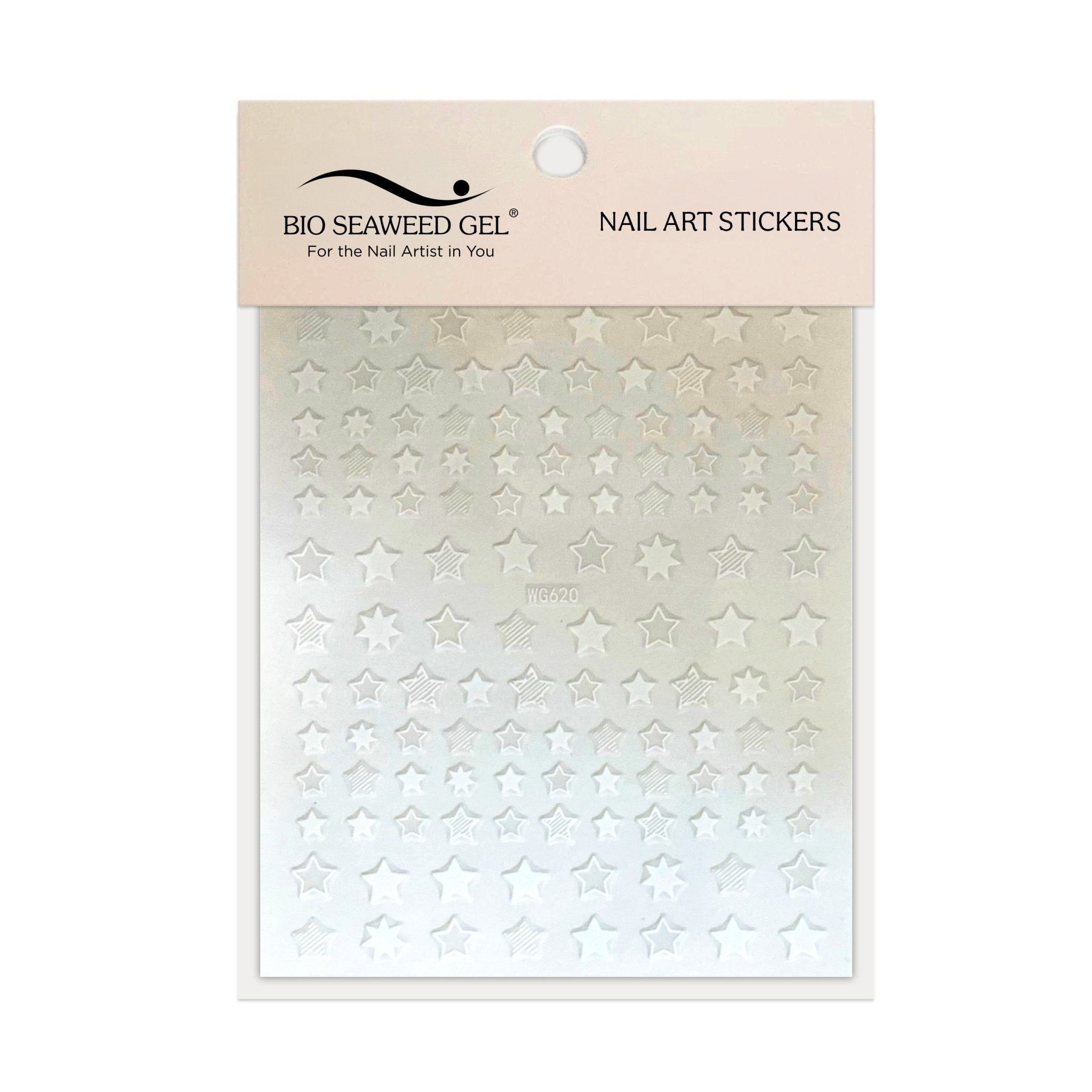 Starry Nail Art Stickers - Bio Seaweed Gel Canada