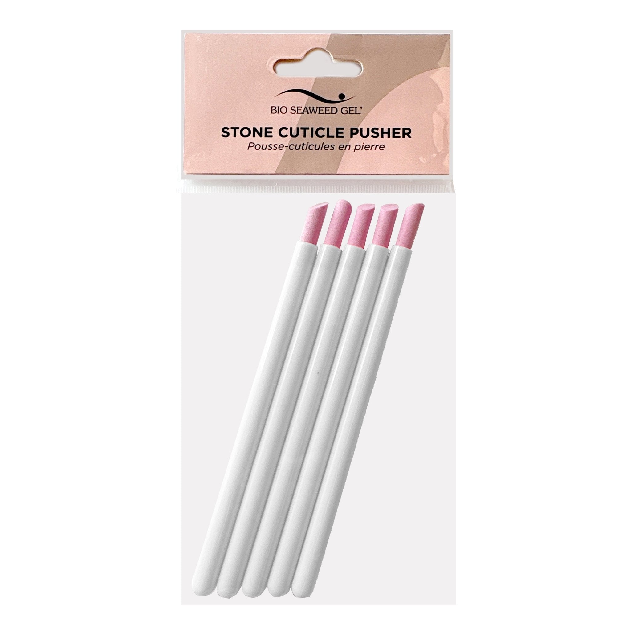 Stone Cuticle Pusher - Bio Seaweed Gel Canada