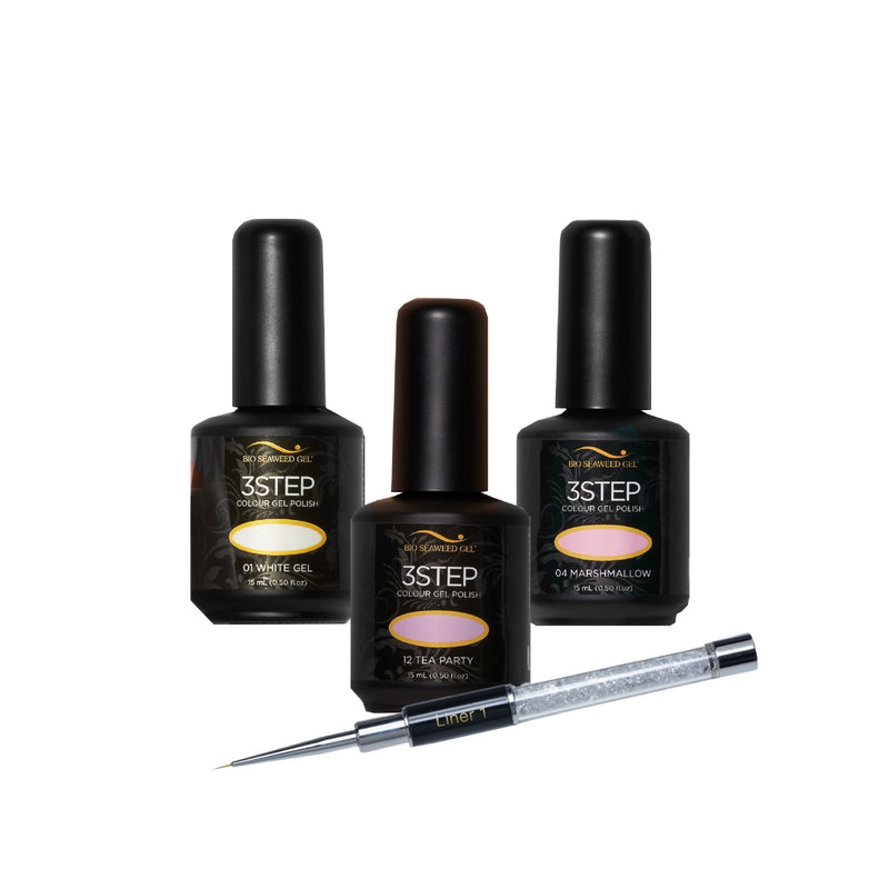 French Manicure Set - Bio Seaweed Gel Canada