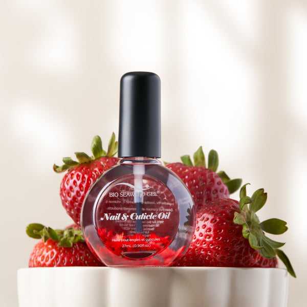 Nail & Cuticle Oil - Strawberry - Bio Seaweed Gel Canada