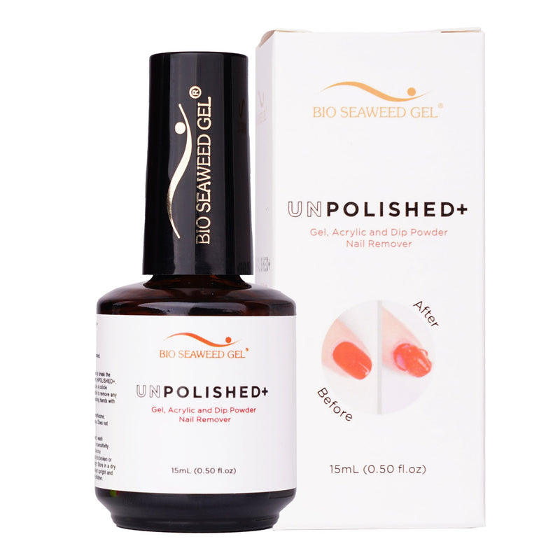 UNPOLISHED+ Gel, Acrylic & Dip Powder Nail Remover - Bio Seaweed Gel Canada