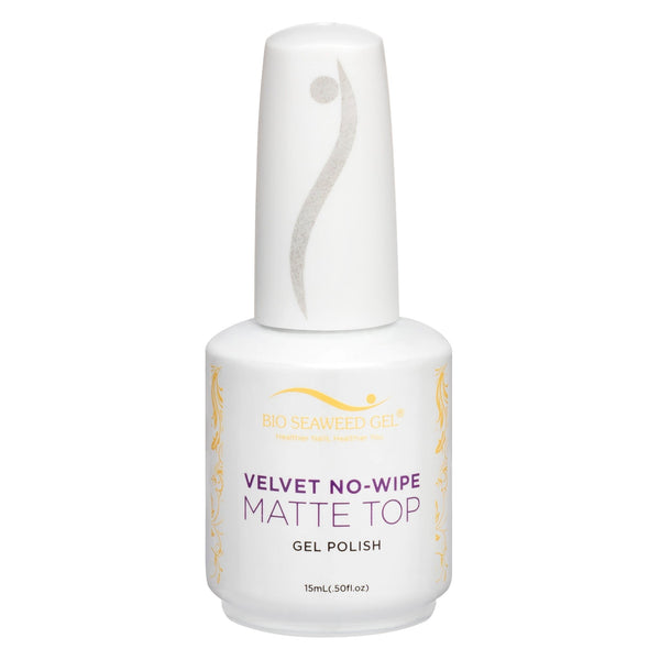Upgraded Velvet NoWipe Matte Top Gel Polish Bio Seaweed Gel Canada